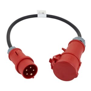 32A - 16A adapter 22 kW hordozható töltőhöz