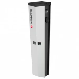 Mennekes Amedio Professional+ 2x22 kW okos töltőoszlop (Wifi, RFID, MID mérő, OCPP, 4G)