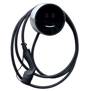 Voltie - több mint töltő - mindent is tudó 1 fázisú 7,4 kW-os (1x32A) fali töltő (Wifi, távoli elérés, applikáció, RFID, kijelző, energia menedzsment, OCPP) 5 méteres Type 2 kábellel