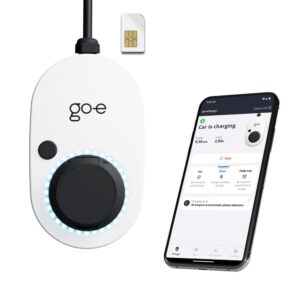 go-eCharger Gemini 2.0 32A / 22 kW hordozható elektromos autó töltő (Wifi, távoli elérés, applikáció, napelem, RFID, OCPP, beépített SIM kártya)