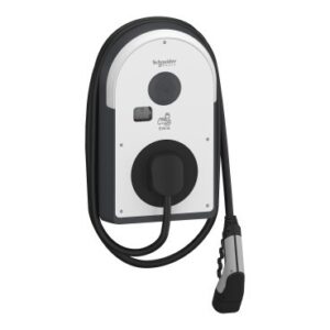 Schneider EVlink ProAC 10-32A, 22 kW 3 fázisú fali töltő 5 méteres Type 2 kábellel (RFID, applikáció, Wifi, energia-menedzsment, távoli elérés, OCPP, MID hiteles mérő)
