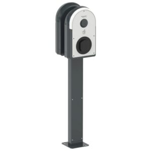 Schneider EVlink ProAC töltőoszlop 2 db 22 kW 3 fázisú töltővel, Type 2 aljzattal (RFID, applikáció, Wifi, energia-menedzsment, távoli elérés, OCPP)
