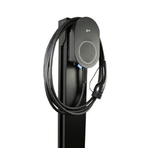 Töltőoszlop 1 db go-e Charger CORE töltővel 6 méteres Type 2 kábellel (Wifi, távoli elérés, applikáció, napelem, RFID, OCPP, beépített SIM kártya, V2X Ready, Plug & Charge Ready) (CH-CORE-001 + CH-20-30)