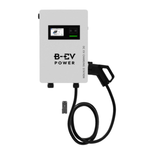 BEV Power 30 kW fali DC töltőállomás 5 méteres CCS2 kábellel (4,3"-os érintőképernyő, RFID, LAN, Wifi, OCPP)
