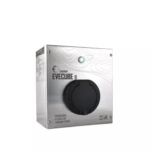 EVEXPERT Evecube B 22 kW fali töltő Type 2 csatlakozóval (energia menedzsment)