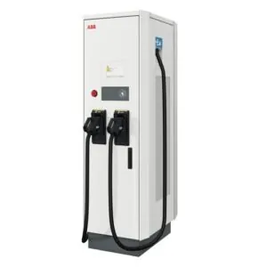 ABB Terra 124 DC töltőállomás 120 kW, 200-920 V, (7" LCD kijelző, RFID, 4G) 200A vagy 400A max. töltőárammal 1 vagy 2 db CCS csatlakozóval